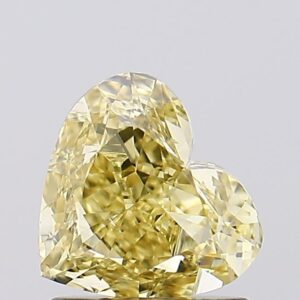 1.03 carat,  colour, VS1 clarity, Heart shape, Lab Grown Diamond.