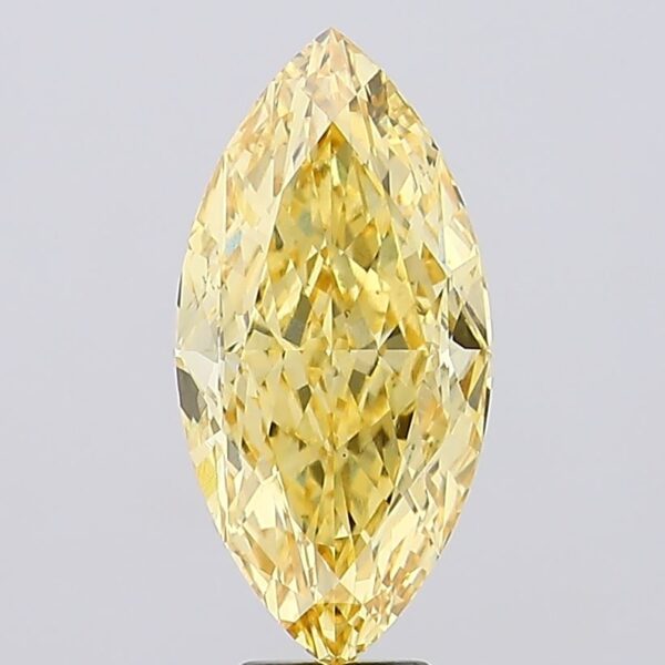 7.99 carat,  colour, VS2 clarity, Marquise shape, Lab Grown Diamond.