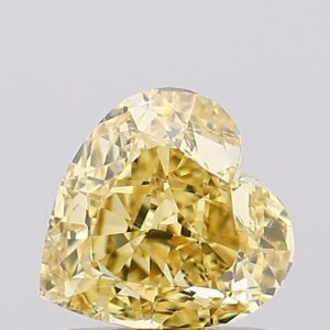 1.11 carat,  colour, VS1 clarity, Heart shape, Lab Grown Diamond.