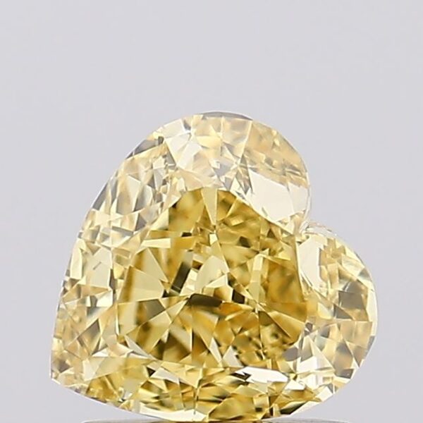 1.11 carat,  colour, VS1 clarity, Heart shape, Lab Grown Diamond.
