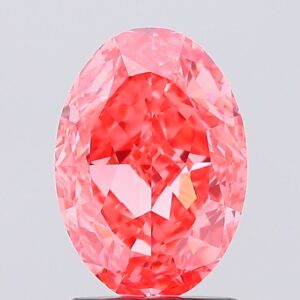 1.78 carat,  colour, VVS2 clarity, Oval shape, Lab Grown Diamond.