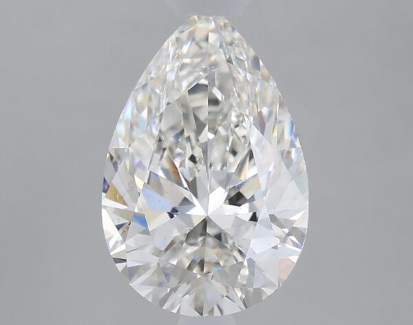 1.67 carat, G colour, VS2 clarity, Pear shape, Lab Grown Diamond.