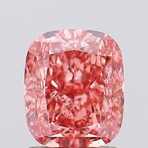 1.7 carat,  colour, SI1 clarity, Cushion shape, Lab Grown Diamond.