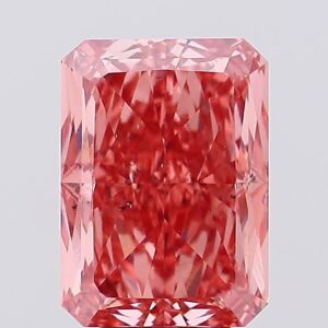 6.02 carat,  colour, SI1 clarity, Radiant shape, Lab Grown Diamond.