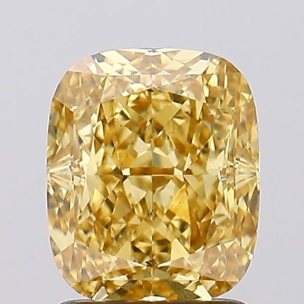 2.01 carat,  colour, VS1 clarity, Cushion shape, Lab Grown Diamond.