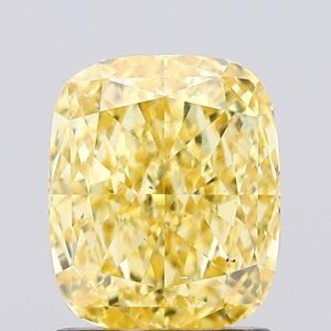 1.3 carat,  colour, VS1 clarity, Cushion shape, Lab Grown Diamond.