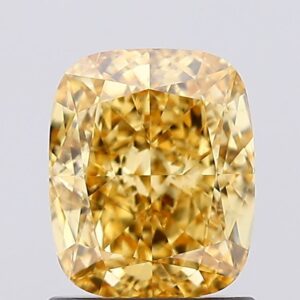 1.26 carat,  colour, VS2 clarity, Cushion shape, Lab Grown Diamond.