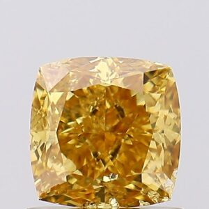 1.01 carat,  colour, SI1 clarity, Cushion shape, Lab Grown Diamond.
