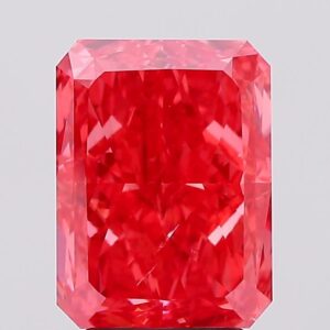 3.51 carat,  colour, SI1 clarity, Radiant shape, Lab Grown Diamond.