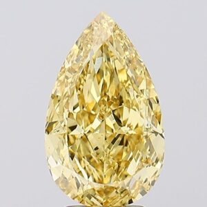 3.63 carat,  colour, VS1 clarity, Pear shape, Lab Grown Diamond.