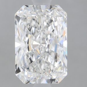 1.62 carat, E colour, VVS2 clarity, Radiant shape, Lab Grown Diamond.
