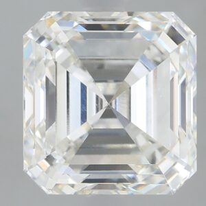 3.15 carat, G colour, VVS2 clarity, Asscher shape, Lab Grown Diamond.