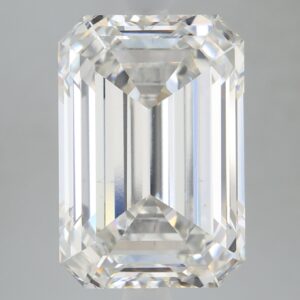 5.26 carat, G colour, VS2 clarity, Emerald shape, Lab Grown Diamond.