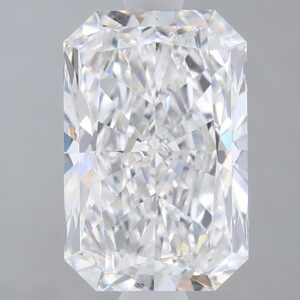 1.96 carat, D colour, VS2 clarity, Radiant shape, Lab Grown Diamond.