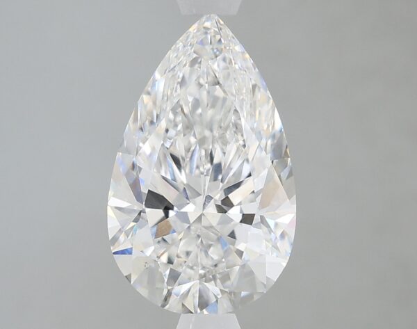 1.63 carat, E colour, VS1 clarity, Pear shape, Lab Grown Diamond.