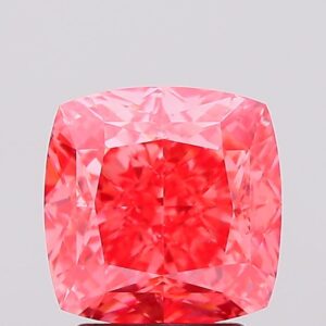 3.02 carat,  colour, SI1 clarity, Cushion shape, Lab Grown Diamond.