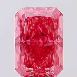 5.01 carat,  colour, SI1 clarity, Radiant shape, Lab Grown Diamond.