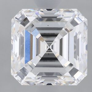 2.22 carat, F colour, VS1 clarity, Asscher shape, Lab Grown Diamond.