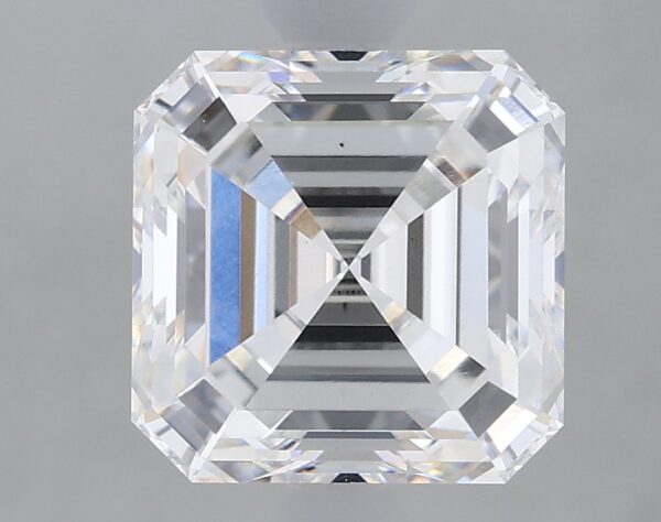 2.22 carat, F colour, VS1 clarity, Asscher shape, Lab Grown Diamond.