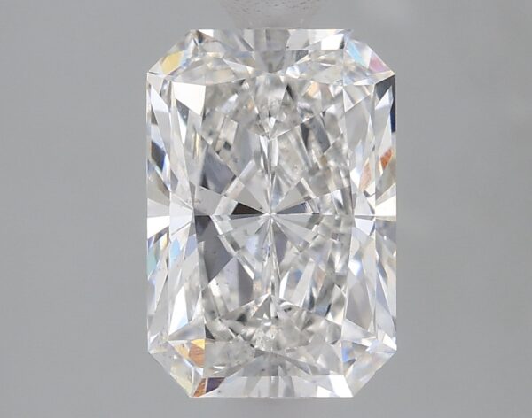 1.61 carat, F colour, VS2 clarity, Radiant shape, Lab Grown Diamond.