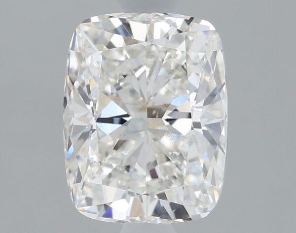 1.63 carat, G colour, VS2 clarity, Cushion shape, Lab Grown Diamond.