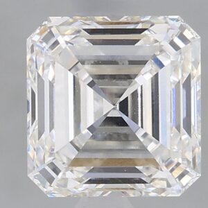 1.32 carat, G colour, VVS2 clarity, Asscher shape, Lab Grown Diamond.