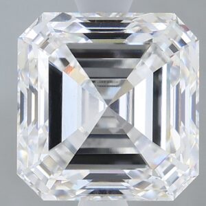 2.21 carat, E colour, VVS2 clarity, Asscher shape, Lab Grown Diamond.
