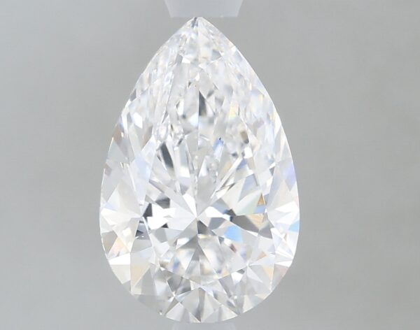 1.48 carat, D colour, VS1 clarity, Pear shape, Lab Grown Diamond.