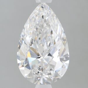 1.62 carat, D colour, VS1 clarity, Pear shape, Lab Grown Diamond.