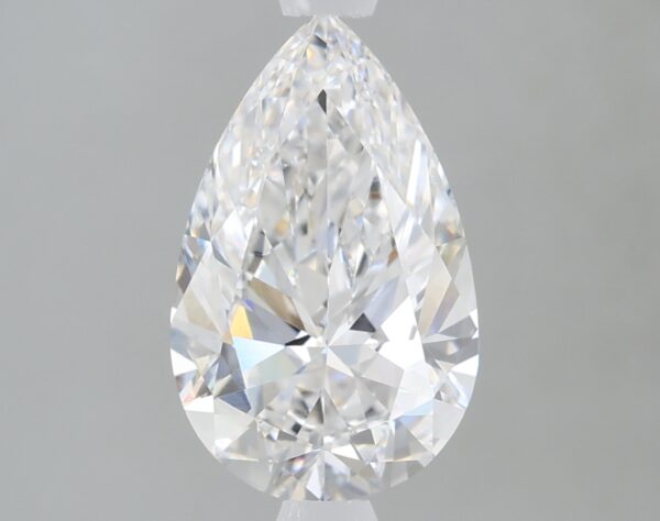 1.62 carat, D colour, VS1 clarity, Pear shape, Lab Grown Diamond.