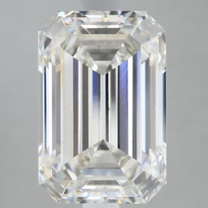4.19 carat, G colour, VS1 clarity, Emerald shape, Lab Grown Diamond.