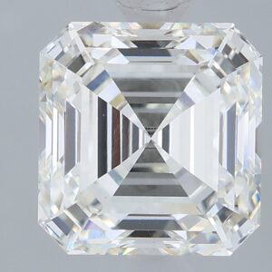 2.15 carat, G colour, VVS2 clarity, Asscher shape, Lab Grown Diamond.
