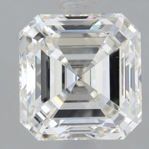 2.18 carat, G colour, VVS2 clarity, Asscher shape, Lab Grown Diamond.
