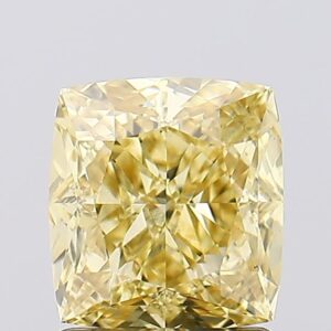 1.69 carat,  colour, VS1 clarity, Cushion shape, Lab Grown Diamond.
