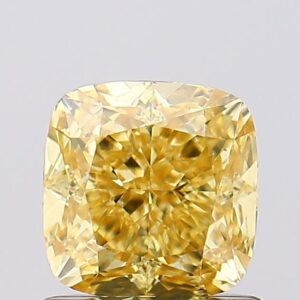 1.1 carat,  colour, VS1 clarity, Cushion shape, Lab Grown Diamond.