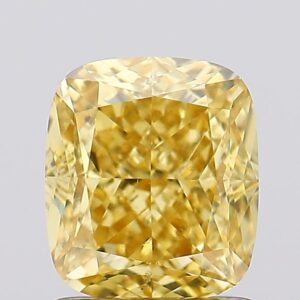 1.53 carat,  colour, VS2 clarity, Cushion shape, Lab Grown Diamond.