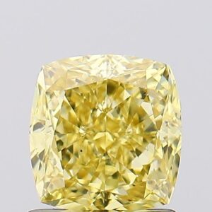 1.13 carat,  colour, VS1 clarity, Cushion shape, Lab Grown Diamond.