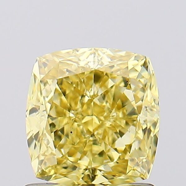 1.13 carat,  colour, VS1 clarity, Cushion shape, Lab Grown Diamond.