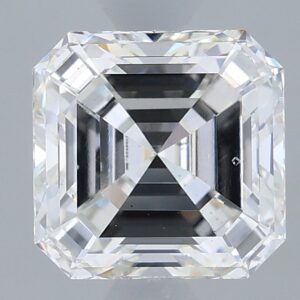 1.46 carat, F colour, VS2 clarity, Asscher shape, Lab Grown Diamond.