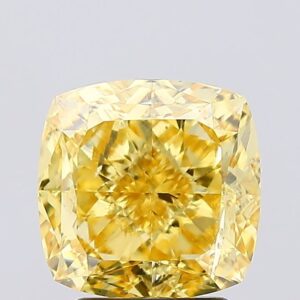 3.01 carat,  colour, SI2 clarity, Cushion shape, Lab Grown Diamond.