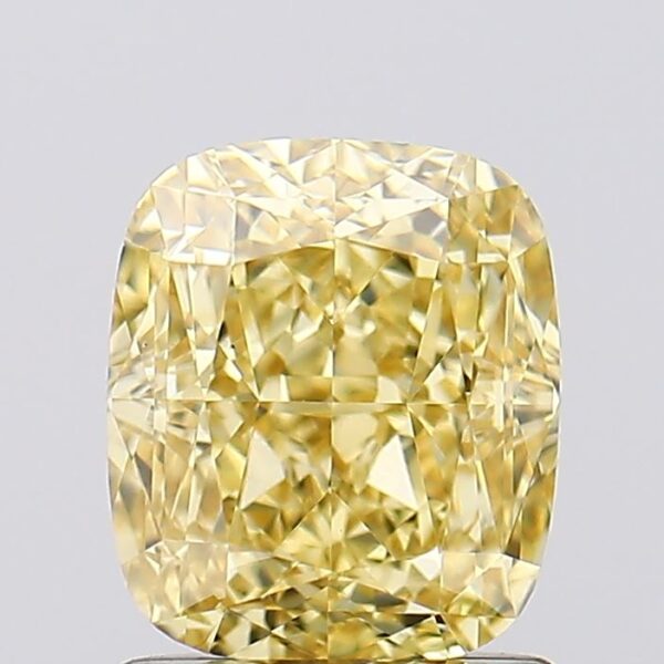 1.56 carat,  colour, VS1 clarity, Cushion shape, Lab Grown Diamond.