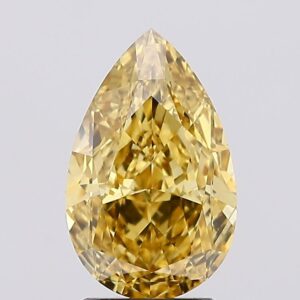 2.7 carat,  colour, VVS2 clarity, Pear shape, Lab Grown Diamond.