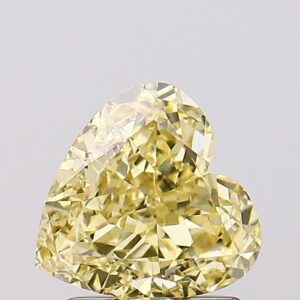 1.52 carat,  colour, VS1 clarity, Heart shape, Lab Grown Diamond.