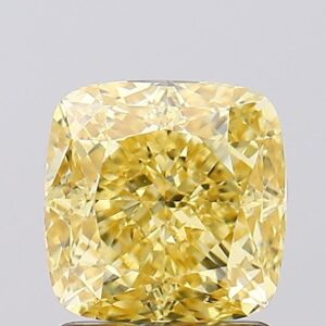 1.76 carat,  colour, VS1 clarity, Cushion shape, Lab Grown Diamond.