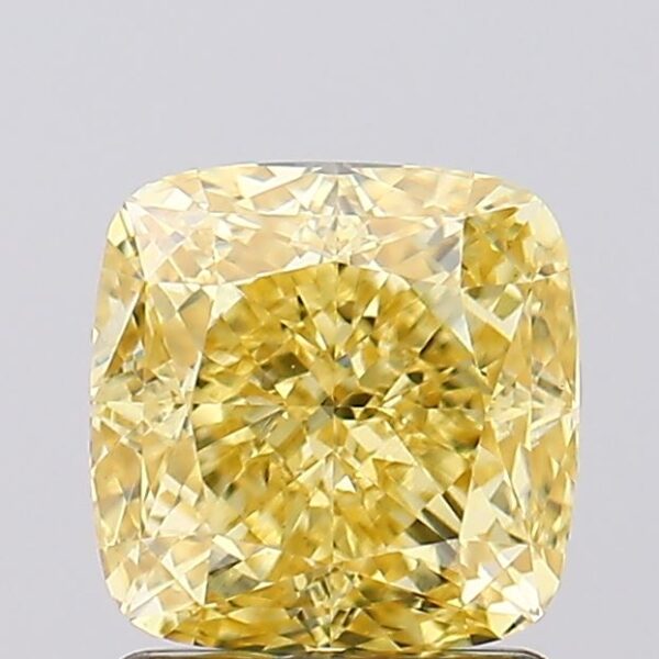 1.76 carat,  colour, VS1 clarity, Cushion shape, Lab Grown Diamond.