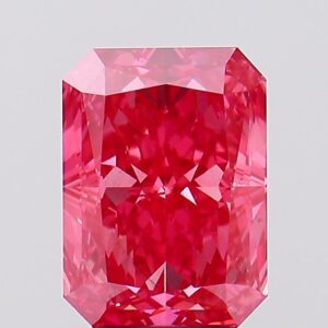 3.98 carat,  colour, SI1 clarity, Radiant shape, Lab Grown Diamond.
