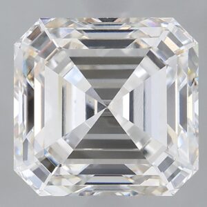 2.76 carat, G colour, VS1 clarity, Asscher shape, Lab Grown Diamond.