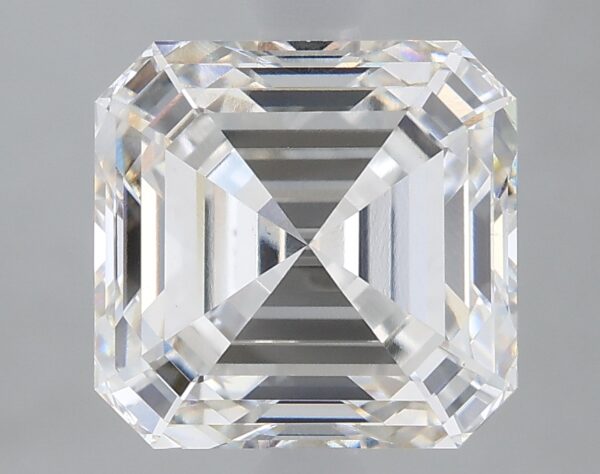 2.76 carat, G colour, VS1 clarity, Asscher shape, Lab Grown Diamond.