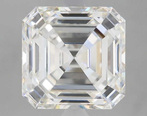 3.42 carat, G colour, VS1 clarity, Asscher shape, Lab Grown Diamond.