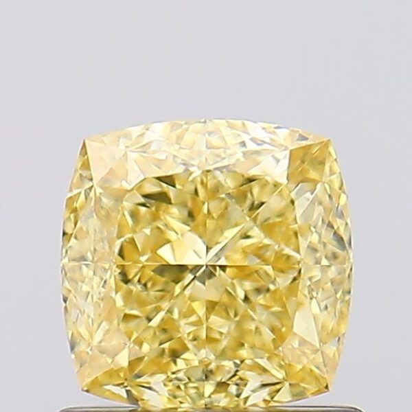 1.13 carat,  colour, VS1 clarity, Cushion shape, Lab Grown Diamond.